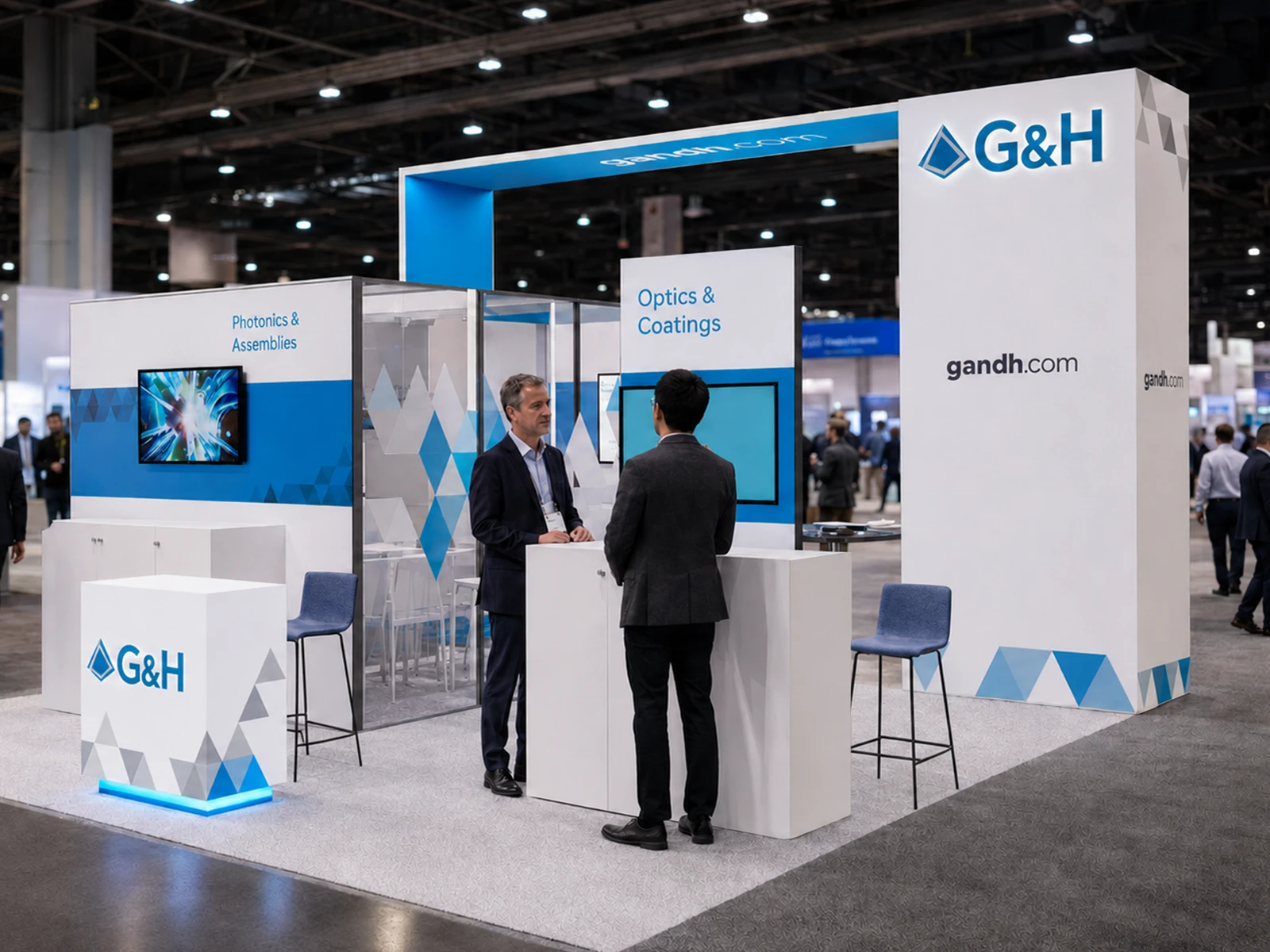 Trade show graphics and product identity by Eyefour Design