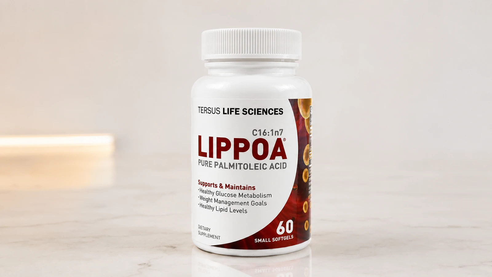 Supplement packaging design for a wellness brand